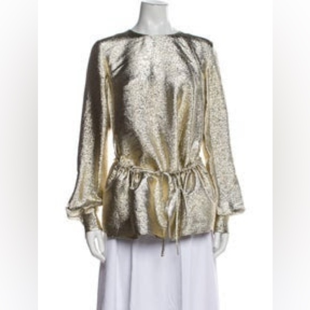 Stella McCartney Gold Shimmer Blouse
